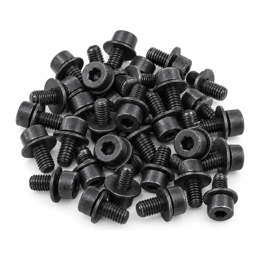 Hex socket cap screw with washer, M5×10, pack of 100