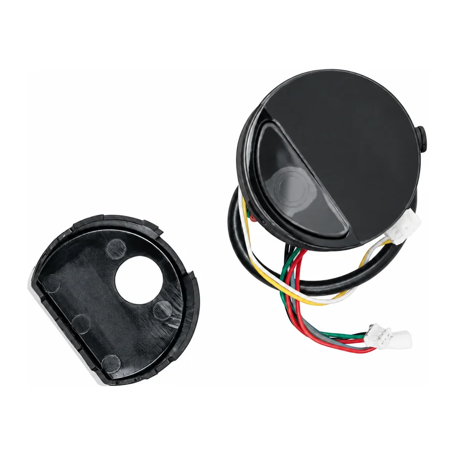 Dashboard, round stem-top display, for 36 V 250–300 W vehicles