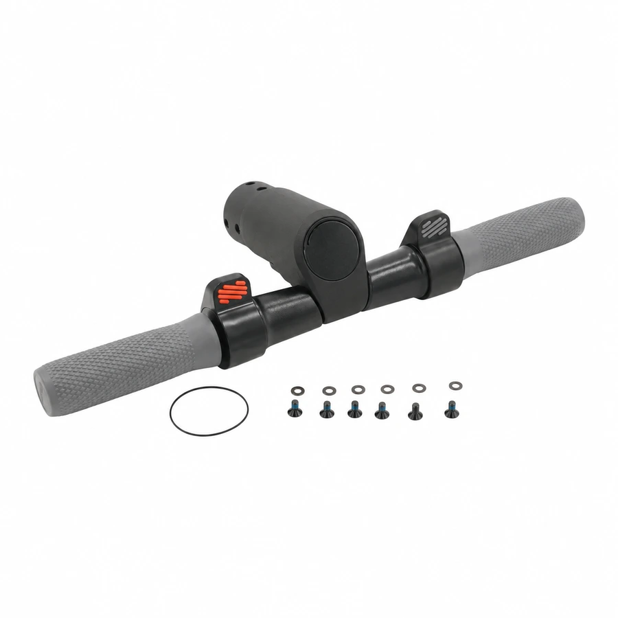 Handlebar assembly with grips and controls