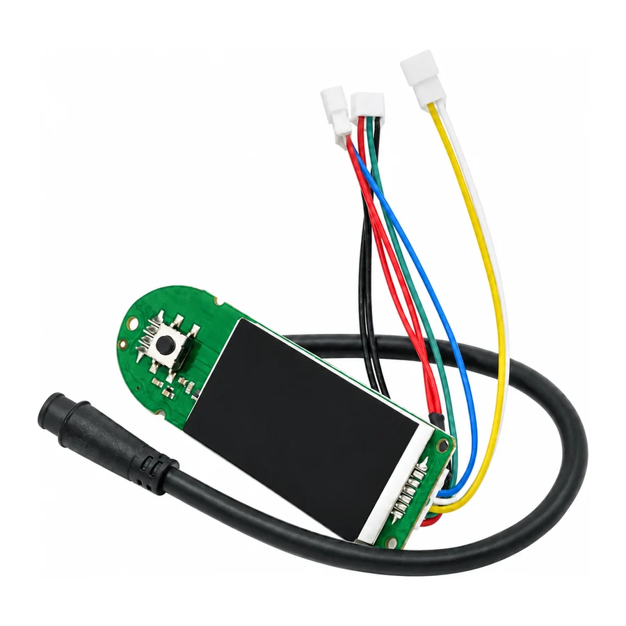 Dashboard display board, colour screen, for 36 V 367 Wh vehicles