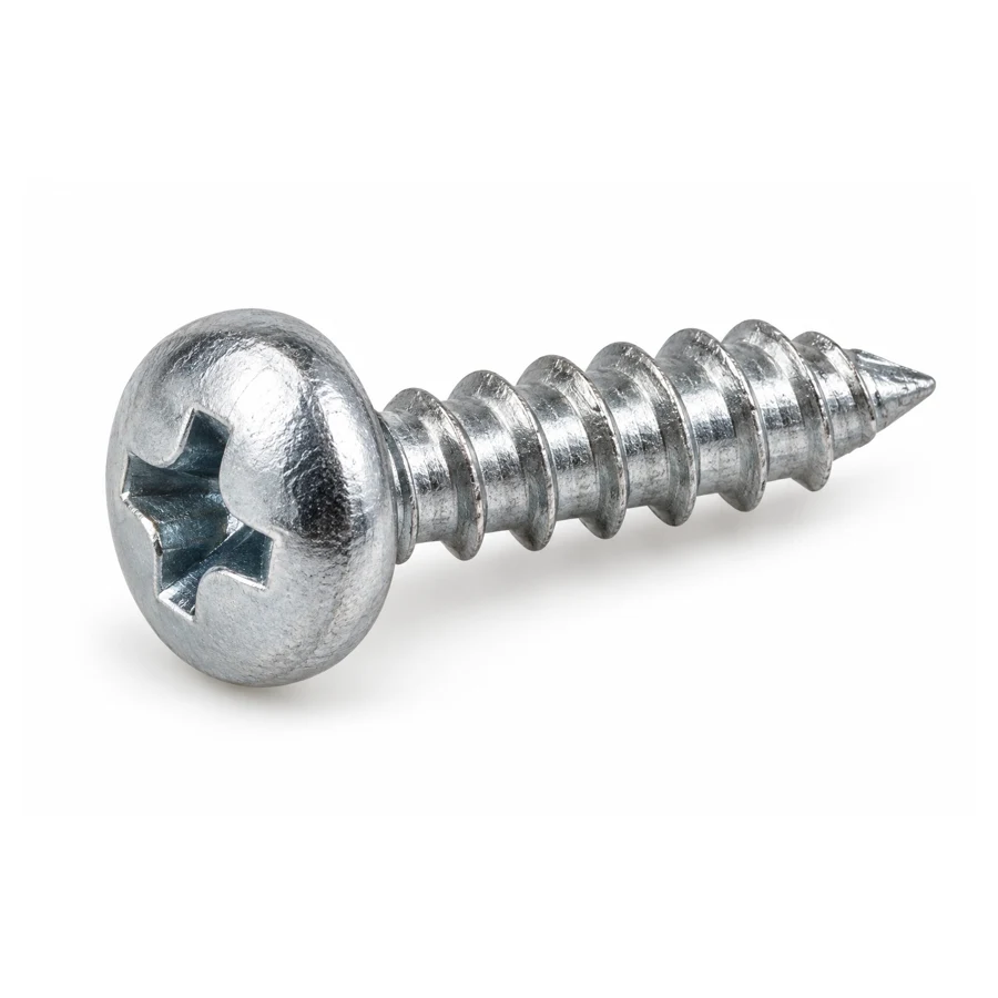 Phillips pan head tapping screw, ST2.9×9.5, zinc-plated