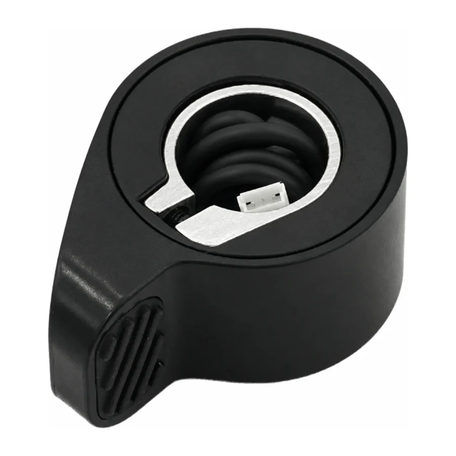 Throttle, thumb-type, compact housing
