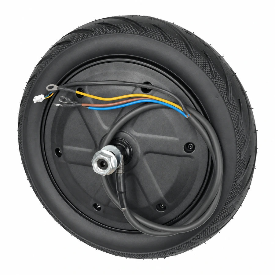 Hub motor, 350 W (700 W peak), 10-inch, with tyre