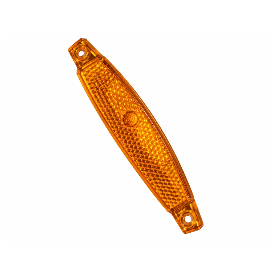 Wheel reflector, amber