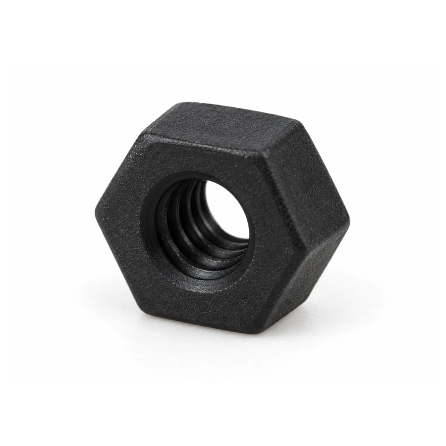 Nylon hex nut, M4